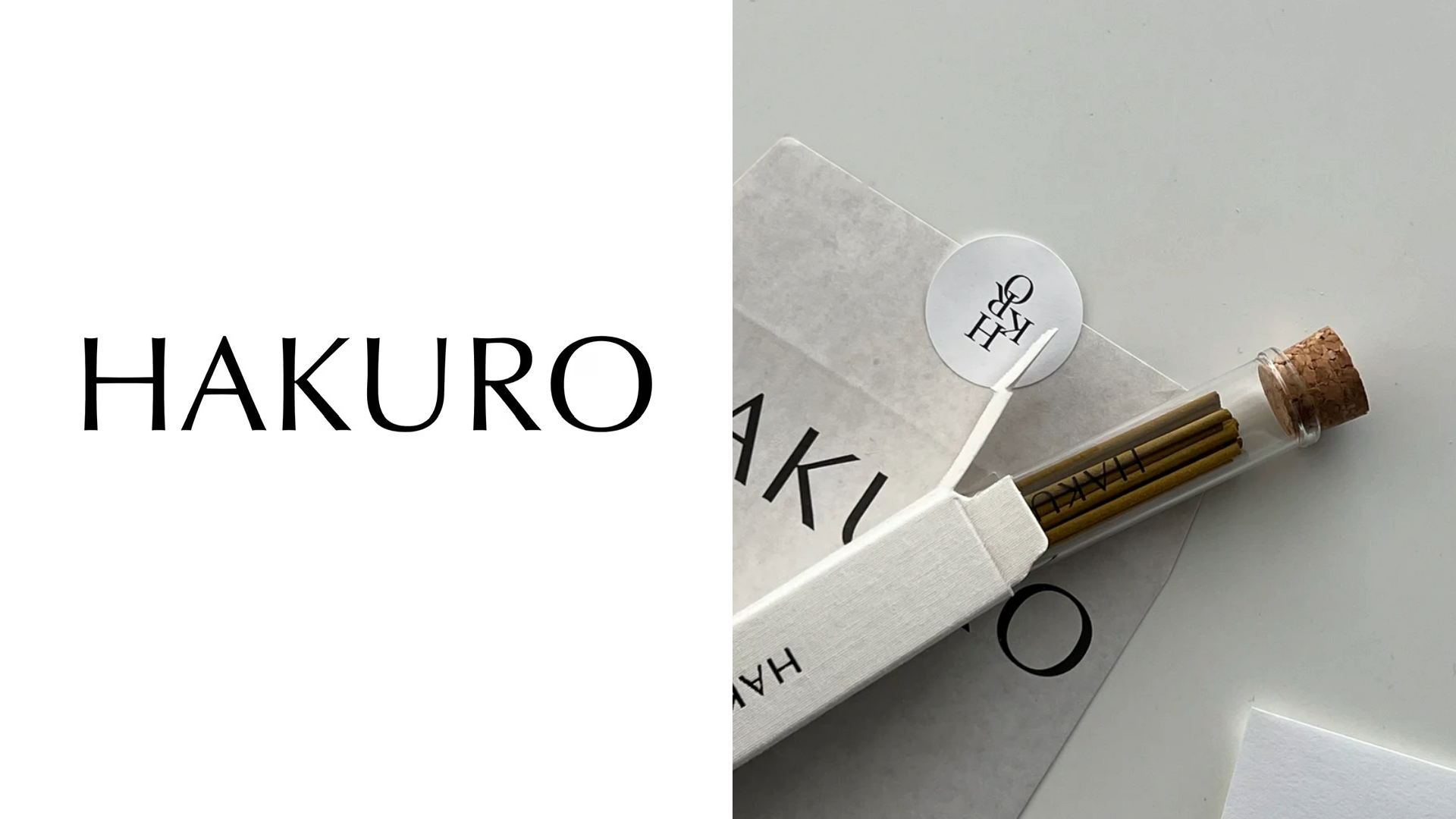 HAKURO INCENSE STICK GLASS SENKOU2023